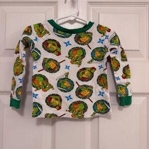 EUC Nickelodeon Teenage Mutant Ninja Turtles Boys Long-sleeved Pajama Top